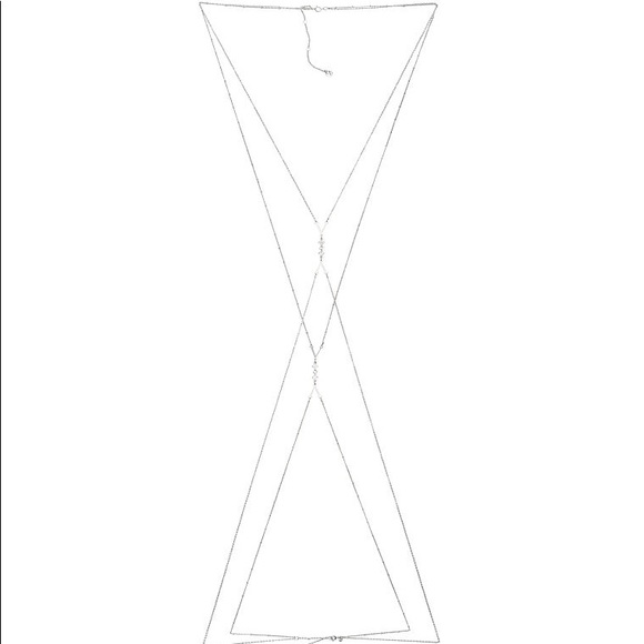 NWT VICTORIA'S SECRET Silver Rhinestone V-string Panty - Picture 12 of 12